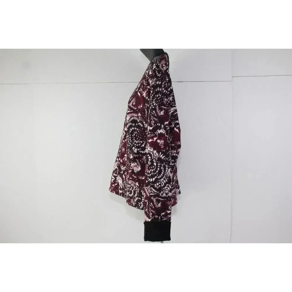 joie ladies burgundy&white sweatshirt size XL - Picture 5 of 8